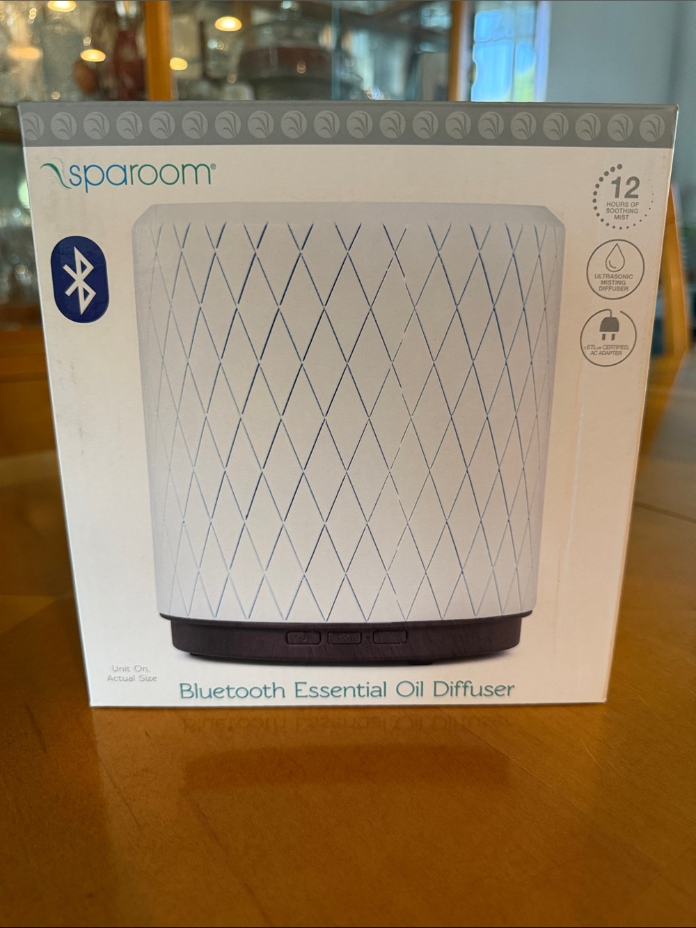 SpaRoom Athena Bluetooth Ultrasonic Aromatherapy Diffuser NIB